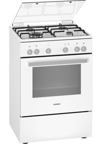 Siemens HX8A00H29T 66 Lt Ocaklı A Enerji Sınıfı Analog Retro Doğalgaz Tam Boy Solo Fırın Beyaz