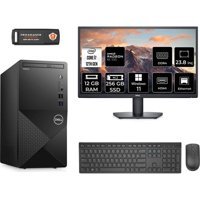 Dell Vostro 3910MT N7598VDT3910MNT1406 Harici Radeon RX 550 Intel Core i7 12700 12 GB Ram 256 GB SSD Tower Windows 11 Pro 23.8 inç Monitörlü Masaüstü Bilgisayar + PER4 BELLEK