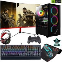 Gameline ELS15 Harici GeForce RTX 3060 AMD Ryzen 5 5600 32 GB Ram DDR4 500 GB SSD Tower FreeDos 24 inç Monitörlü Masaüstü Bilgisayar