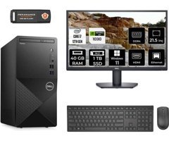 Dell Vostro 3910MT N7600VDT3910MNT3388 Harici GeForce GT 1030 Intel Core i7 12700 40 GB Ram 1 TB SSD Tower Windows 11 Home 21.5 inç Monitörlü Masaüstü Bilgisayar + PER4 BELLEK
