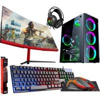 Biggamex BG14 Harici Radeon RX 550 AMD Ryzen 5 3600 16 GB Ram 1 TB HDD + 240 GB SSD Tower FreeDos 24 inç Monitörlü Masaüstü Bilgisayar