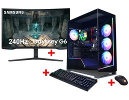 Gaming Plus Harici GeForce RTX 4060 Intel Core i5 14400F 32 GB Ram 2 TB SSD Tower Windows 11 27 inç Monitörlü Masaüstü Bilgisayar