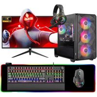 Dragos DRX6834 Harici GeForce RTX 3050 Intel Core i5 11400F 16 GB Ram 512 GB SSD Tower FreeDos 28 inç Monitörlü Masaüstü Bilgisayar
