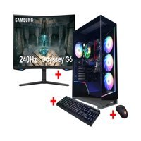 Gaming Plus CYBER Harici GeForce RTX 4060 Intel Core i5 14400F 32 GB Ram 2 TB SSD Tower Windows 11 Home 27 inç Monitörlü Masaüstü Bilgisayar