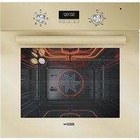 Ukinox CHEF 65 Lt A Enerji Sınıfı Dijital Rustik Tam Boy Fırın Krem