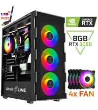 Gameline RX50 Harici GeForce RTX 3050 AMD Ryzen 5 4500 32 GB Ram 1 TB SSD Tower FreeDos Masaüstü Bilgisayar