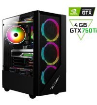 Gameline RX25 Harici GeForce GTX 750 Ti AMD Ryzen 5 5500 16 GB Ram 256 GB SSD Tower FreeDos Masaüstü Bilgisayar