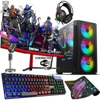 Biggamex Z18 Harici Radeon RX 550 Intel Core i5 3470 16 GB Ram 1 TB HDD + 256 GB SSD Tower FreeDos 23.8 inç Monitörlü Masaüstü Bilgisayar