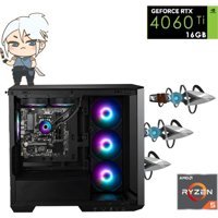 Güneysu Gaming PANO Harici GeForce RTX 4060 Ti AMD Ryzen 5 7500F 32 GB Ram DDR5 1 TB SSD Tower FreeDos Masaüstü Bilgisayar