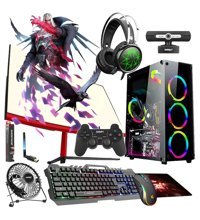 Zeiron GPX60 Harici Radeon RX 550 Intel Core i5 3470 16 GB Ram 1 TB HDD + 256 GB SSD Tower FreeDos 23.8 inç Monitörlü Masaüstü Bilgisayar