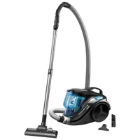 Rowenta Compact Power Cyclonic RO3731EA 750 W Hepa Filtreli 1.5 lt Kapasiteli Toz Torbasız Süpürge Mavi Siyah