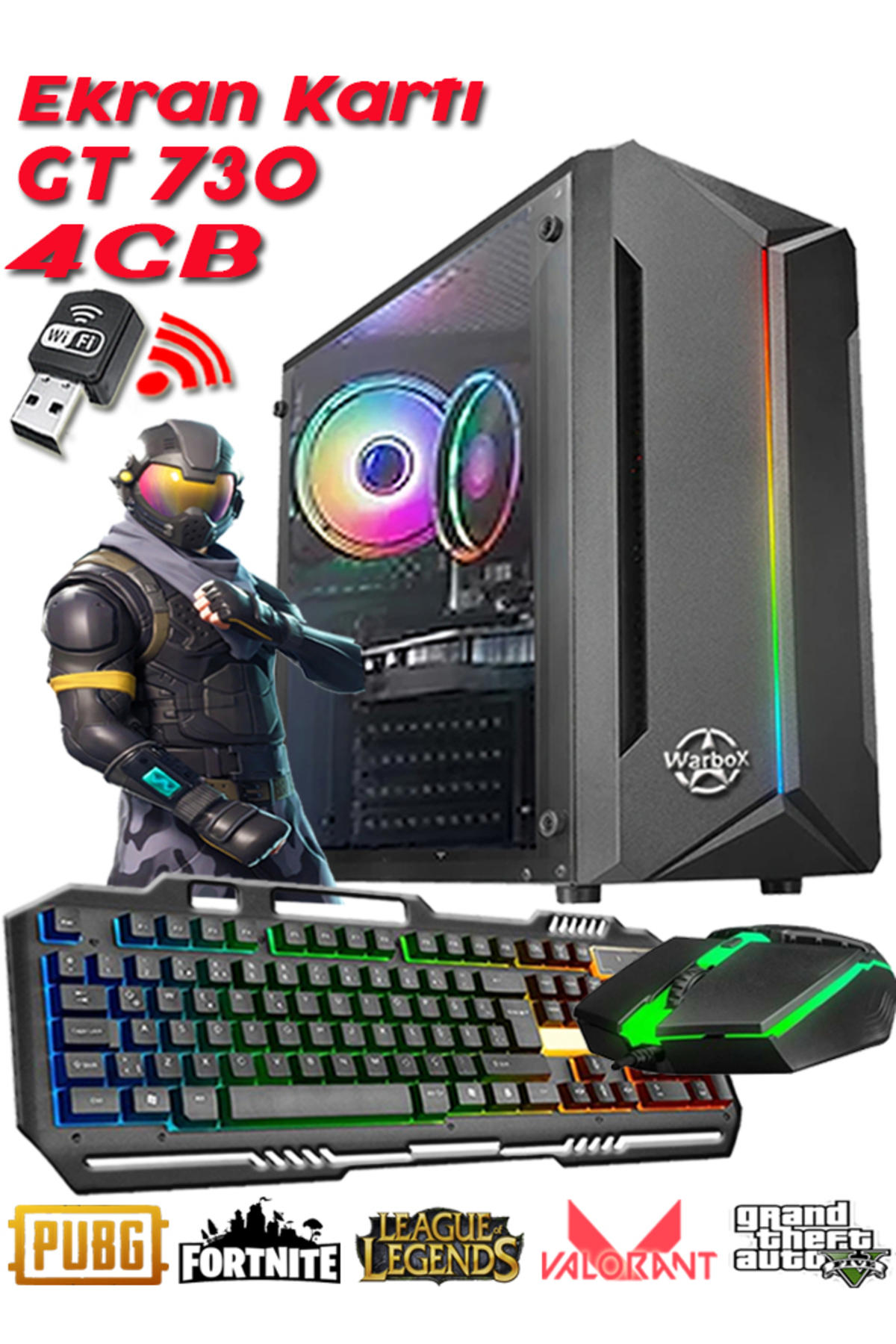 Alpin MİX Harici GeForce GT 730 Intel Core i7 860 8 GB Ram 120 GB HDD + 128 GB SSD Tower FreeDos Masaüstü Bilgisayar