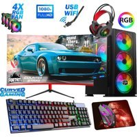 Biggamex GM84 Harici Radeon RX 550 Intel Core i5 3470 16 GB Ram 1 TB HDD + 256 GB SSD Tower FreeDos 23.8 inç Monitörlü Masaüstü Bilgisayar