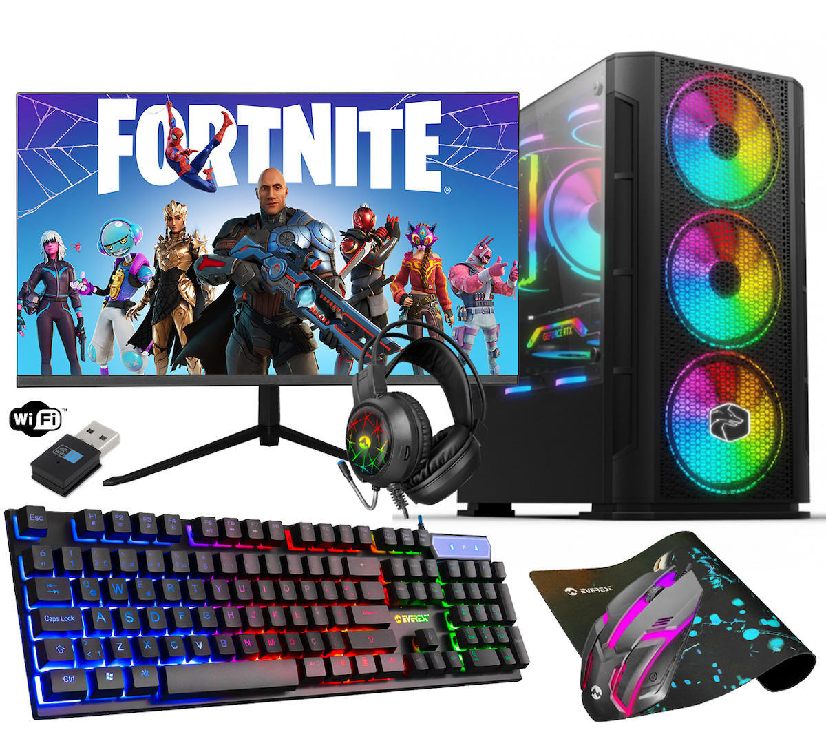 Biggamex GX40 Harici GeForce GT 740 Intel Core i5 3470 16 GB Ram DDR3 1 TB HDD + 240 GB SSD Tower FreeDos Masaüstü Bilgisayar