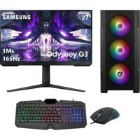 Go Gamer GP565DS Harici Radeon RX 7700 XT AMD Ryzen 5 5600 16 GB Ram 512 GB SSD Tower Windows 11 Pro 27 inç Monitörlü Masaüstü Bilgisayar