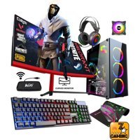 Noder RX15 Harici Radeon RX 550 AMD Ryzen 5 3600 32 GB Ram 1 TB HDD + 256 GB SSD Tower FreeDos 23.8 inç Monitörlü Masaüstü Bilgisayar