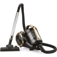 Goldmaster GM-7560 800 W Hepa Filtreli 3.5 lt Kapasiteli Toz Torbasız Süpürge Altın Siyah