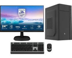 Go Gamer LT54D Dahili Intel UHD Graphics 730 Intel Core i3 13100 8 GB Ram 1 TB SSD Tower FreeDos 23.8 inç Monitörlü Masaüstü Bilgisayar