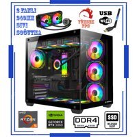 Zeiron KİNG X12 Harici GeForce RTX 3050 AMD Ryzen 5 5600X 32 GB Ram 1 TB HDD + 256 GB SSD Tower FreeDos Masaüstü Bilgisayar