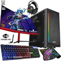 Biggamex ZX11 Harici GeForce GT 730 Intel Core i5 3470 16 GB Ram 1 TB HDD + 512 GB SSD Tower FreeDos 23.8 inç Monitörlü Masaüstü Bilgisayar