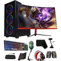Ramtech FullForce FF82 Harici GeForce GTX 1650 Intel Core i5 10400F 32 GB Ram 1 TB HDD + 480 GB SSD Tower FreeDos 23.6 inç Monitörlü Masaüstü Bilgisayar