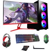 Ramtech RG505-078 Harici Radeon RX 550 AMD Ryzen 5 5500 32 GB Ram 1 TB HDD + 256 GB SSD Tower FreeDos 27 inç Monitörlü Masaüstü Bilgisayar