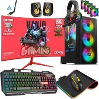 Zeiron BSX12 Harici GeForce GTX 1050 Ti AMD Ryzen 5 3600 16 GB Ram 1 TB HDD + 256 GB SSD Tower FreeDos 23.8 inç Monitörlü Masaüstü Bilgisayar