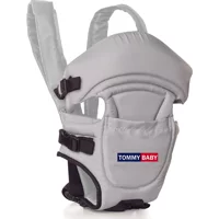 Tommy Baby Comfy Anatomik 4-12 kg Kapasiteli Oturaklı Her Yöne Yenidoğan Kanguru Gri