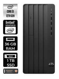 HP Pro Tower 290 G9 6D3A1EA Dahili Intel UHD Graphics Intel Core i3 12100 36 GB Ram 1 TB SSD Tower FreeDos Masaüstü Bilgisayar + PER4 BELLEK