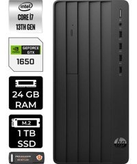 HP Pro Tower 290 G9 8T2X1ESP373 Harici GeForce GTX 1650 Intel Core i7 13700 24 GB Ram 1 TB SSD Tower Windows 11 Home Masaüstü Bilgisayar + PER4 BELLEK