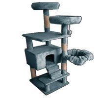 Lly LLY-15 Kare İç Mekan Kedi Evi Füme