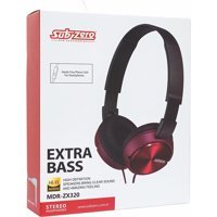 Subzero MDR-ZX320 3.5 mm Gürültü Önleyici Mikrofonlu Kablolu Kulak Üstü Kulaklık Kırmızı