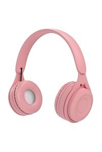 Jopus JPS-JS80 3.5 mm Gürültü Önleyici Mikrofonlu Kablolu Kulak Üstü Kulaklık Pembe