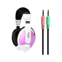 Kubite T-155 3.5 mm Gürültü Önleyici Mikrofonlu Kablolu Kulak Üstü Kulaklık Mavi