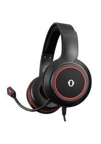 Snopy SN-X51 3.5 mm Gürültü Önleyici Mikrofonlu Kablolu Oyuncu Kulak Üstü Kulaklık Kırmızı-Siyah