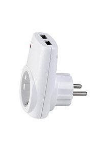 Horoz Tekli Soket 2'li USB Kablosuz Tekli Akım Korumalı Priz