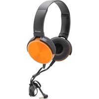 Japanex MDR-XB450 3.5 mm Gürültü Önleyici Mikrofonlu Kablolu Kulak Üstü Kulaklık Turuncu-Siyah
