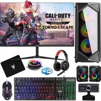 Izoly TİTAN II Harici Radeon RX 550 Intel Core i3 10100F 8 GB Ram 256 GB + 500 GB SSD Tower FreeDos 24 inç Monitörlü Masaüstü Bilgisayar