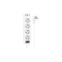 Hoco Ns1 4'lü Soket 1.8 metre 2'li USB Kablolu Çiftli Akım Korumalı Priz