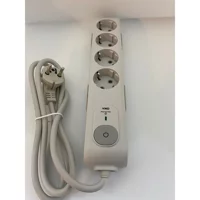 Vi̇ko Multi-Let 90117630 4'lü Soket 1.5 metre Kablolu Tekli 1050 J Akım Korumalı Priz