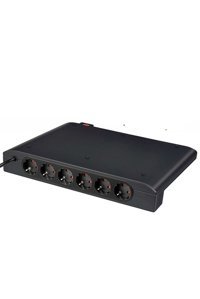 Ermer 1150060 6'lı Soket 2 metre Kablolu Çiftli Akım Korumalı Priz