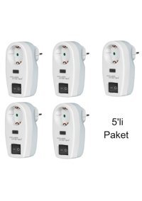 Powermaster 16892 Tekli Soket Kablosuz Tekli Akım Korumalı Priz