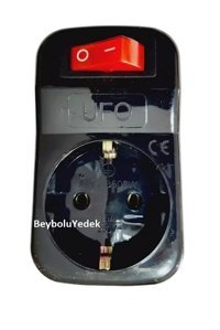 Fullyedek 9762099 Tekli Soket Kablosuz Tekli Akım Korumalı Priz