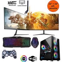 Izoly LOTUS 2X Harici Radeon RX 580 Intel Core i5 4590 16 GB Ram 256 GB SSD Tower FreeDos 24 inç Monitörlü Masaüstü Bilgisayar
