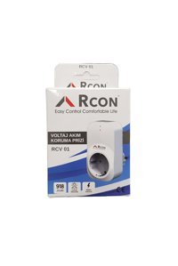 Rcon Rcv-01 Tekli Soket Kablosuz Tekli 918 J Akım Korumalı Priz