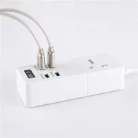 Ozmik Zgn Tekli Soket 2 metre 4'lü USB Kablolu Tekli Akım Korumalı Priz