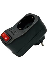 As Bakalit 60884-1 Tekli Soket Kablosuz Tekli Akım Korumalı Priz