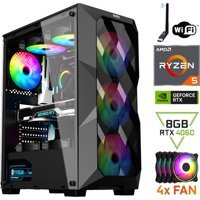 Izoly MARDUK Harici GeForce RTX 4060 AMD Ryzen 5 5500 16 GB Ram GDDR6 512 GB SSD Tower FreeDos Masaüstü Bilgisayar