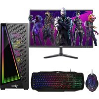 Izoly DARKNESS Harici Radeon RX 550 Intel Core i5 10400F 8 GB Ram DDR5 256 GB SSD Tower FreeDos 24 inç Monitörlü Masaüstü Bilgisayar