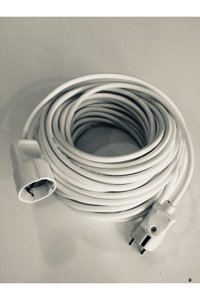 Anzeygrup 1'li500 W Kalın Topraklı 1'li 10 m Uzatma Kablolu Priz Beyaz